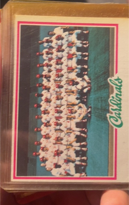 1978 Topps #479 St. Louis Cardinals Team — front