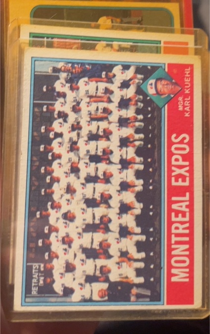 1976 Topps #216 Montreal Expos/Karl Kuehl — front