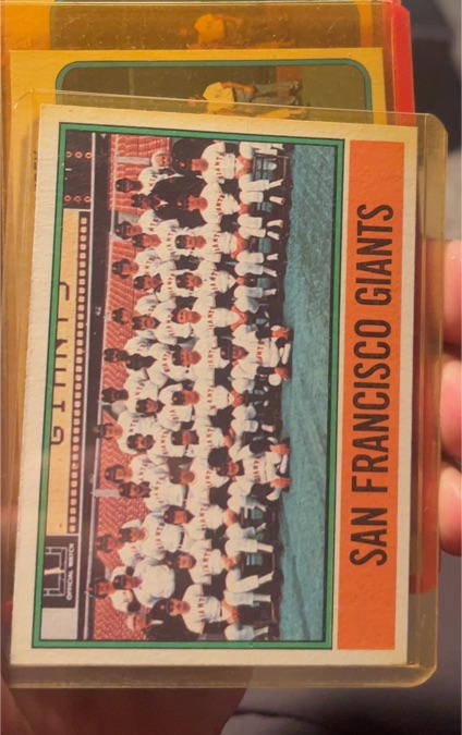 1976 Topps #443 San Francisco Giants — front