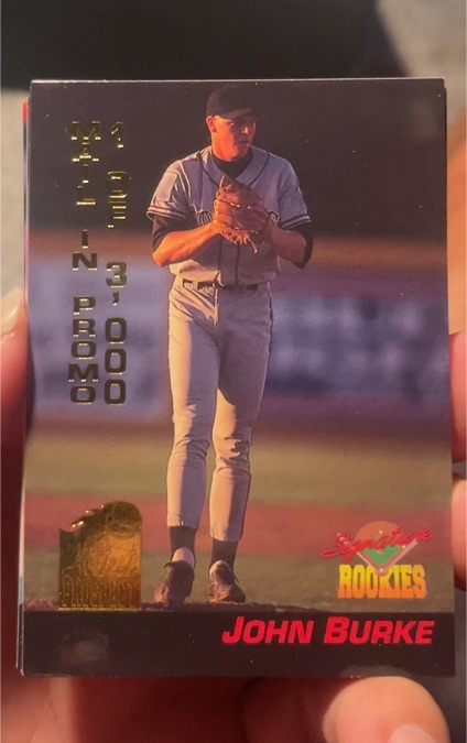 1994 Signature Rookies Hottest Prospects #S1 John Burke — front