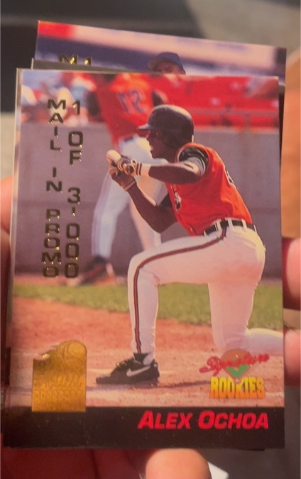 1994 Signature Rookies #S9 Alex Ochoa — front