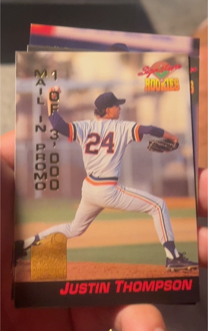 1994 Signature Rookies Mail In Promo #S4 Justin Thompson — front