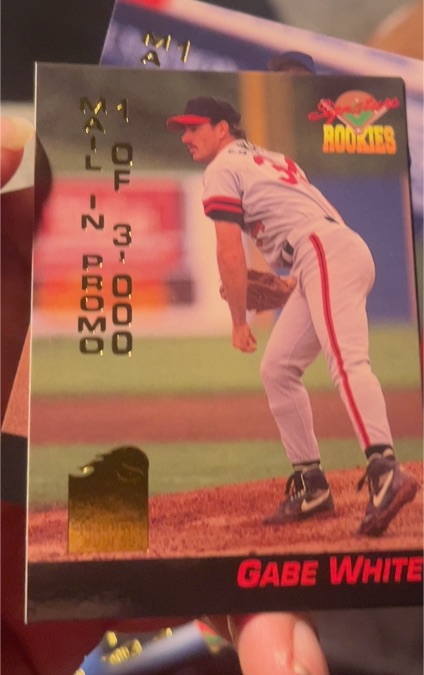 1994 Signature Rookies #S12 Gabe White — front