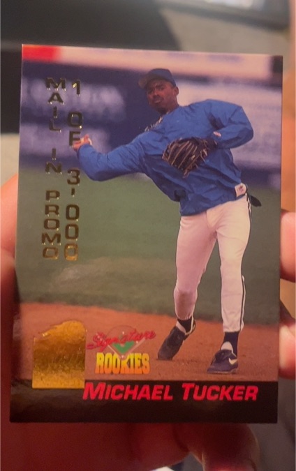 1994 Signature Rookies #S11 Michael Tucker — front