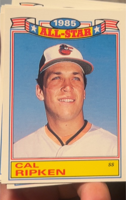 1985 Topps All-Star #5 Cal Ripken — front