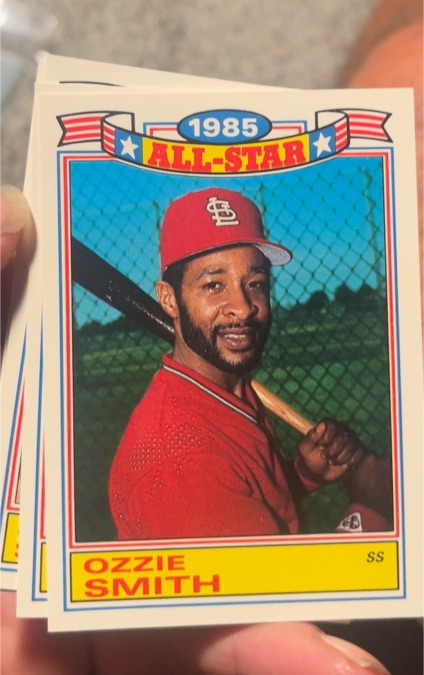 1985 Topps All-Star #16 Ozzie Smith — front