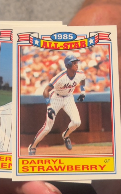 1986 Topps All-Star #19 Darryl Strawberry — front