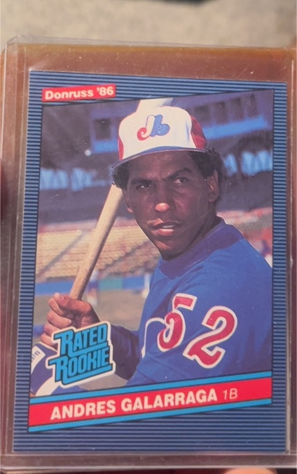 1986 Donruss #33 Andres Galarraga — front