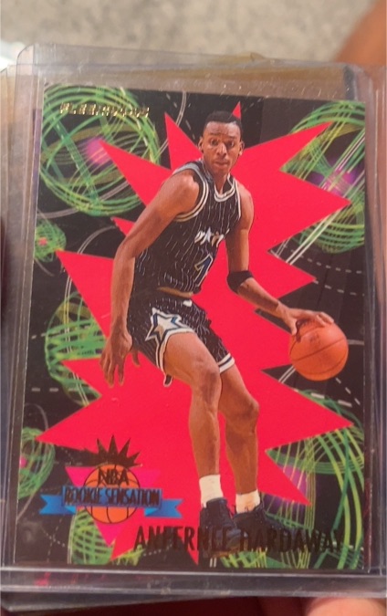 1994-95 Fleer Rookie Sensations #9 Anfernee Hardaway — front