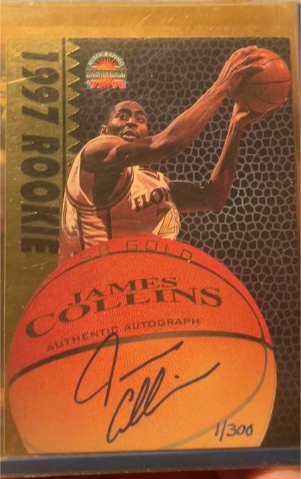 1997 Score Board #NNO James Collins Rookie — front