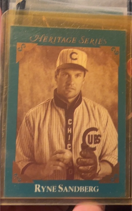 1992 Leaf Studio Heritage Series #BC-1 Ryne Sandberg — front