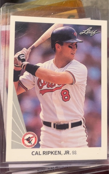 1990 Leaf #197 Cal Ripken, Jr. — front