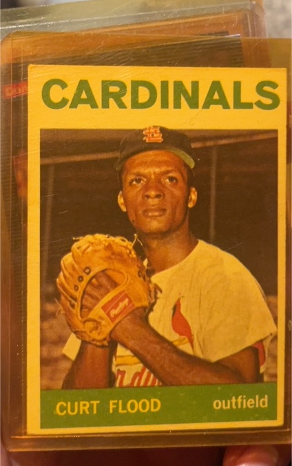 1964 Topps #103 Curt Flood — front