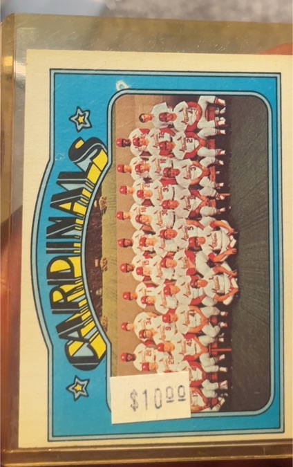 1972 Topps #688 St. Louis Cardinals Team — front
