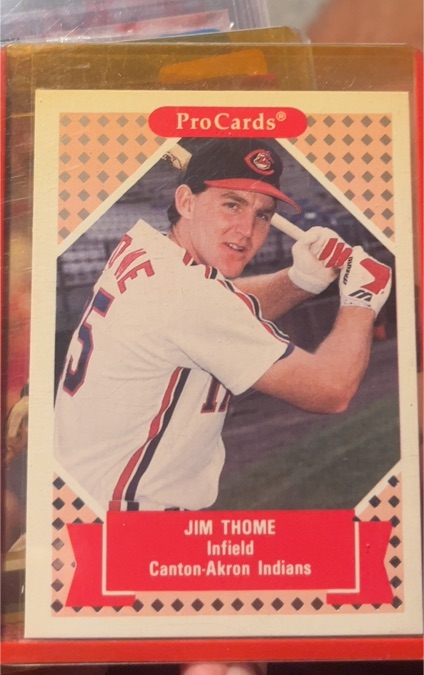 1991 ProCards #50 Jim Thome — front