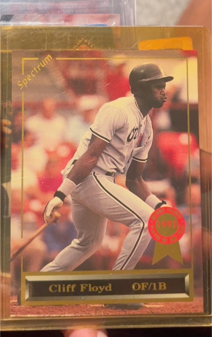 1993 Spectrum #1 Cliff Floyd — front