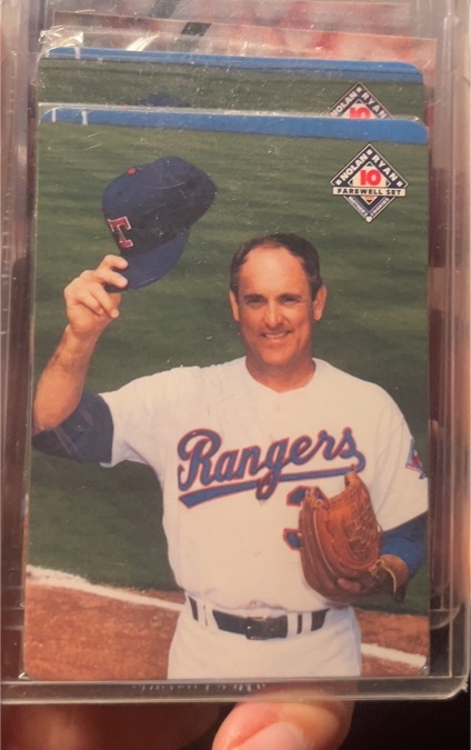 1993 Mother's Cookies Nolan Ryan #10 Farewell Set — front