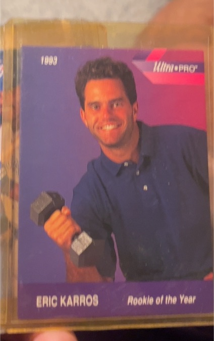 1993 Ultra Pro #3 Eric Karros Rookie of the Year — front