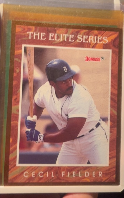 1991 Donruss The Elite Series #6 Cecil Fielder — front