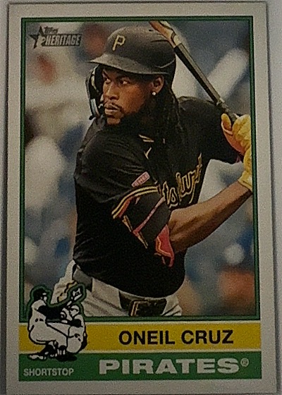 2025 Topps Heritage #183 Oneil Cruz — front