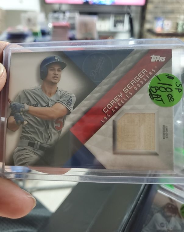 2018 Topps Major League Materials #MLM-CS Corey Seager — front