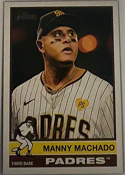 2025 Topps Heritage #330 Manny Machado — front