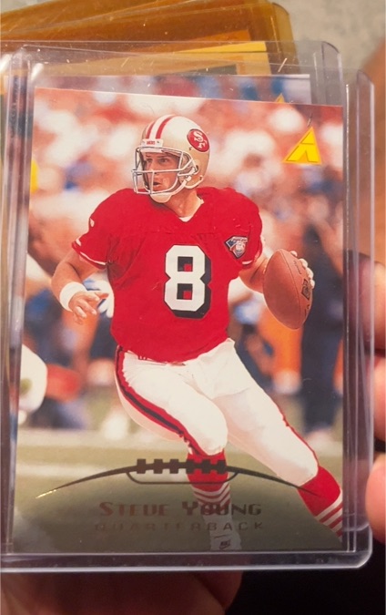 1995 Pinnacle #62 Steve Young — front
