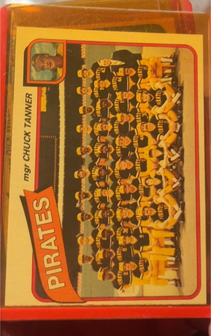1980 Topps #551 Chuck Tanner Pittsburgh Pirates — front