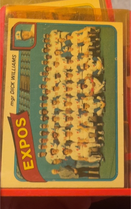 1980 Topps #479 Montreal Expos / Dick Williams — front