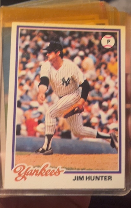 1978 Topps #460 Jim Hunter — front