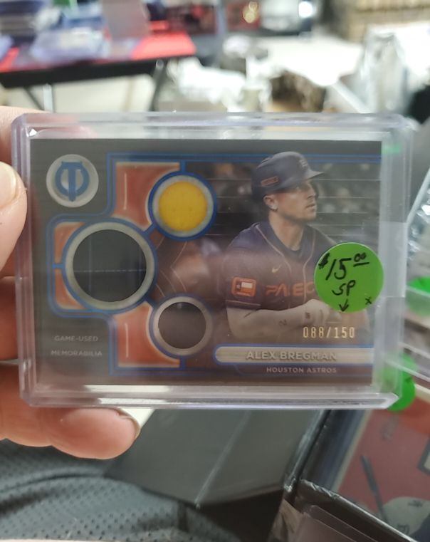 2024 Topps Tribute - Triple Relics #TTR-AB Alex Bregman /150 — front