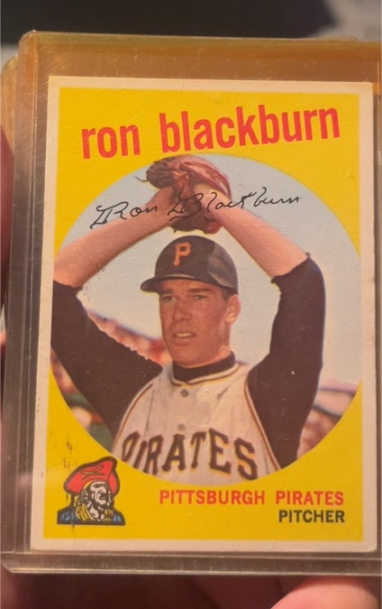 1959 Topps #401 Ron Blackburn — front