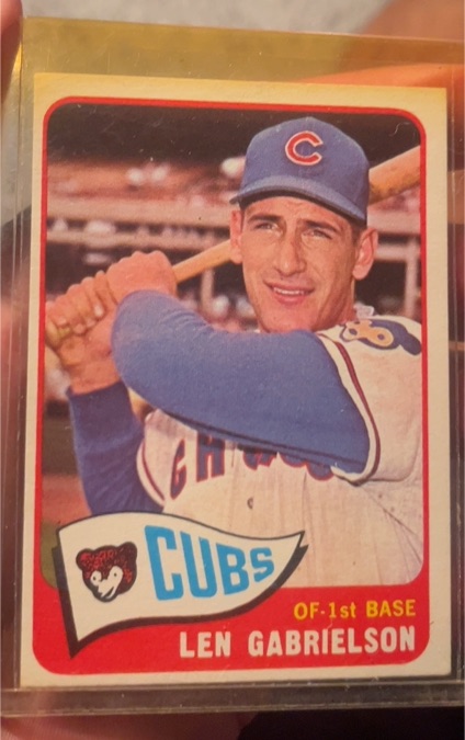 1965 Topps #14 Len Gabrielson — front