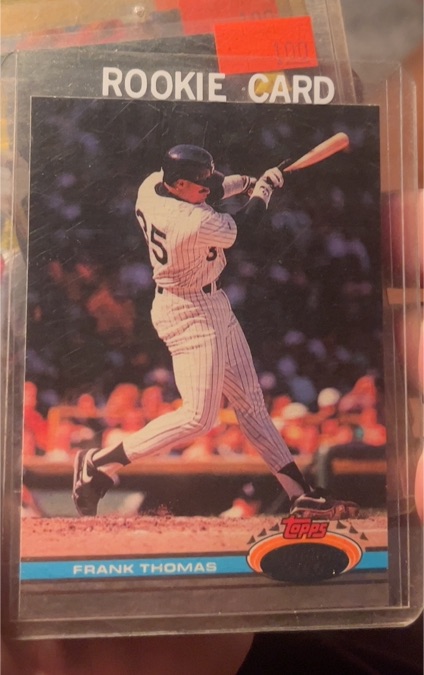 1991 Topps #57 Frank Thomas — front