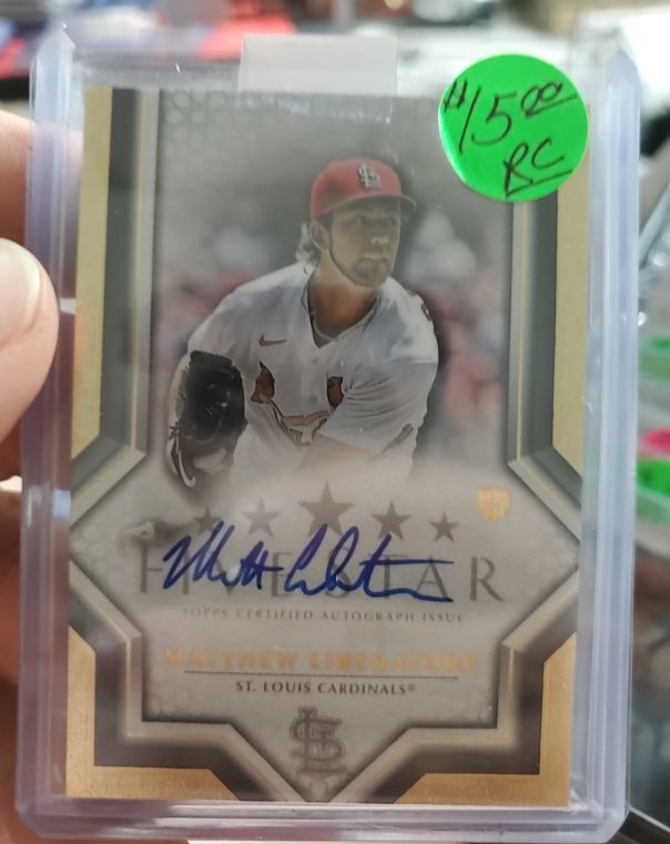 2023 Topps Five Star #FSA-ML Matthew Liberatore — front