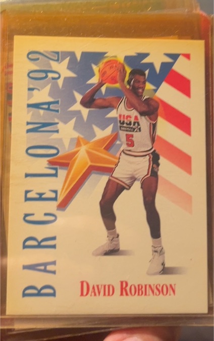 1991-92 SkyBox #538 David Robinson — front