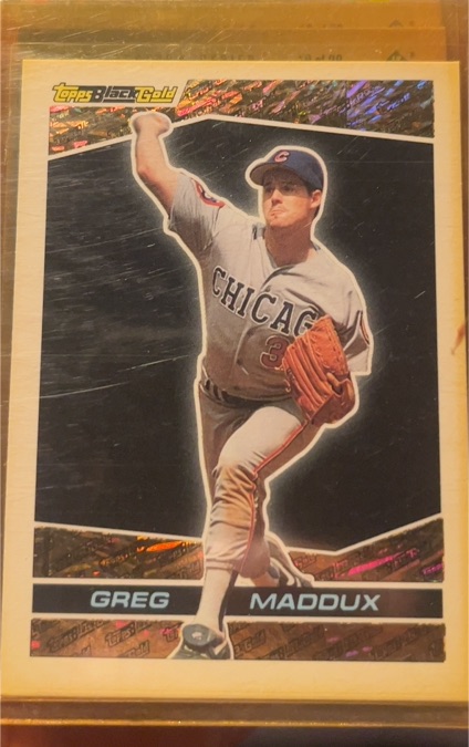 1993 Topps Black Gold #12 Greg Maddux — front
