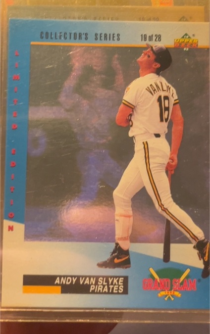 1993 Upper Deck Denny's Grand Slam #19 Andy Van Slyke — front