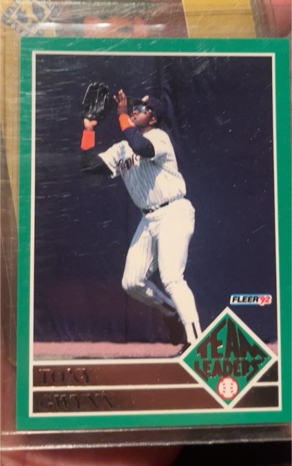 1992 Fleer #7 Tony Gwynn Team Leaders — front
