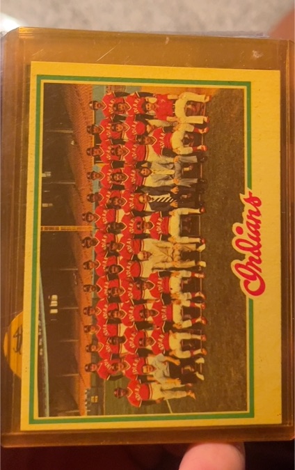 1978 Topps #689 Cleveland Indians — front