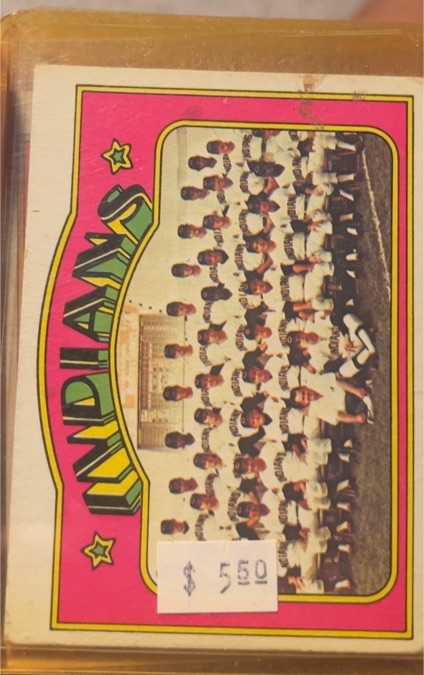 1972 Topps #547 Cleveland Indians Team — front