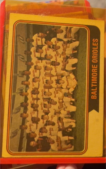 1974 Topps #16 Baltimore Orioles Team — front