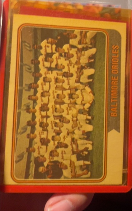 1974 Topps #16 Baltimore Orioles Team — front