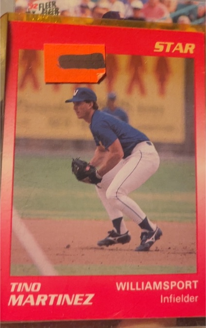 1989 Star #124 Tino Martinez Williamsport Bills — front