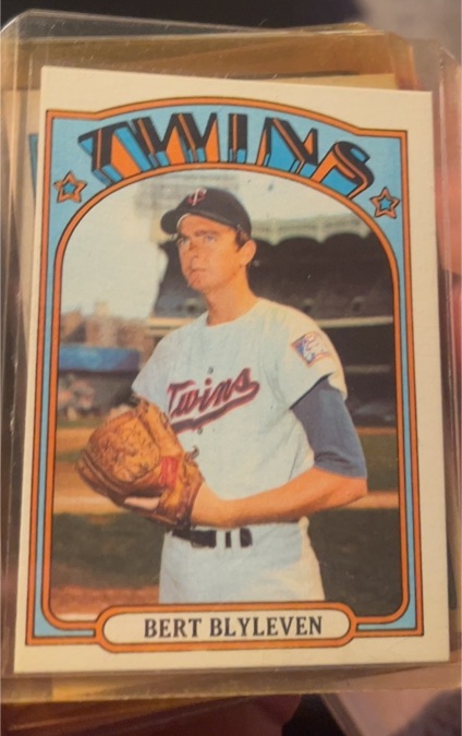 1972 Topps #515 Bert Blyleven — front
