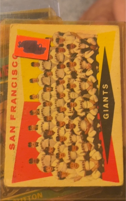 1960 Topps #151 San Francisco Giants Team — front