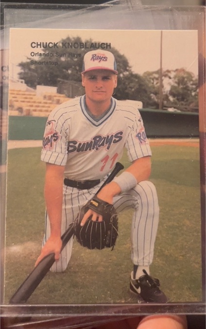 1990 Best #146 Chuck Knoblauch Orlando Sun Rays — front