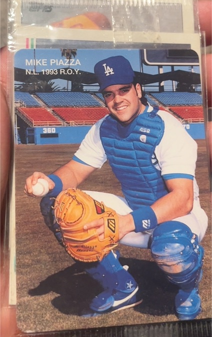 1994 Mother's Cookies #4 Mike Piazza — front
