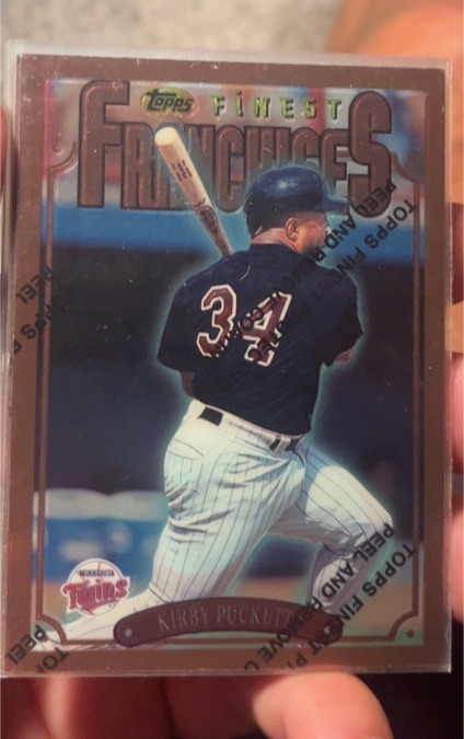 1996 Topps Finest #271 Kirby Puckett — front