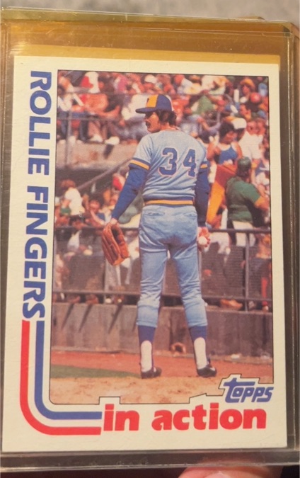 1982 Topps #586 Rollie Fingers Milwaukee Brewers — front